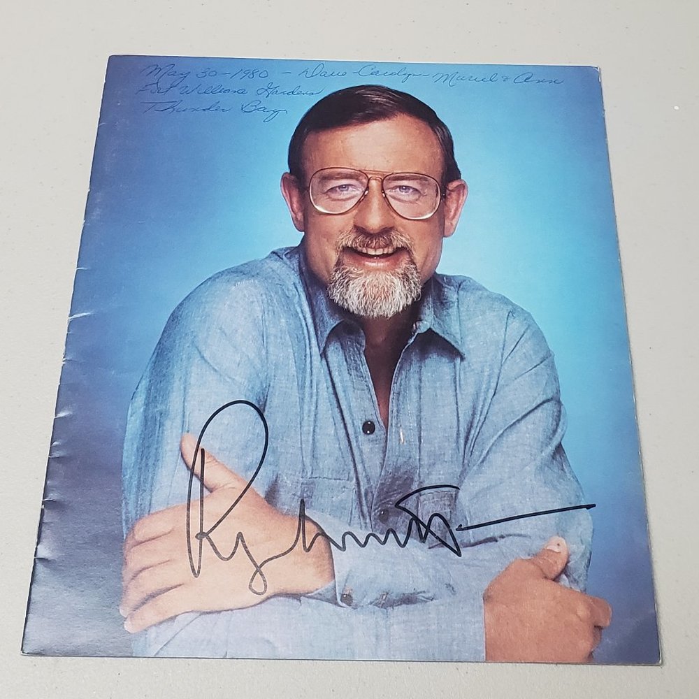 Roger Whittaker Souvenir Tour Program